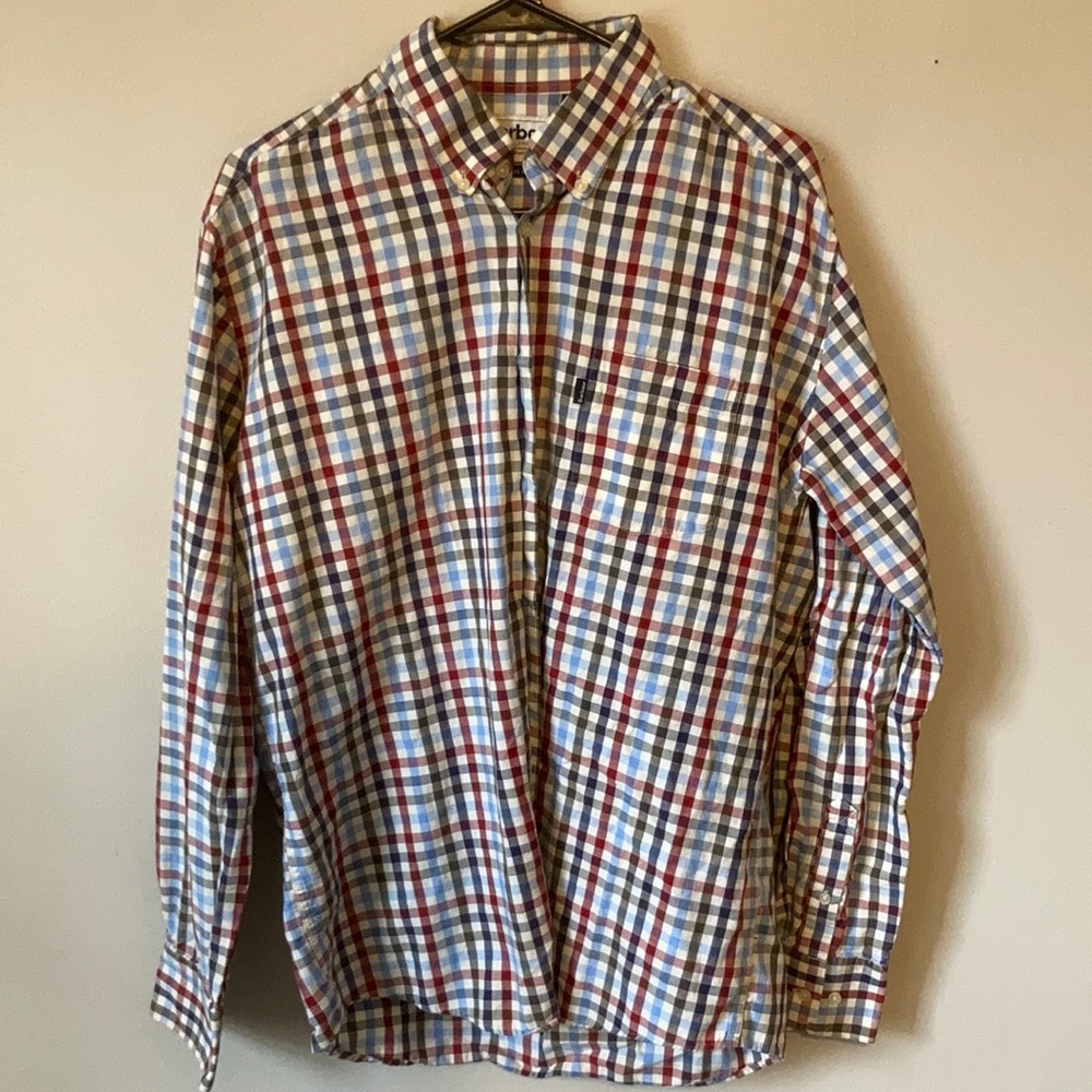 Barbour Plaid Button Up